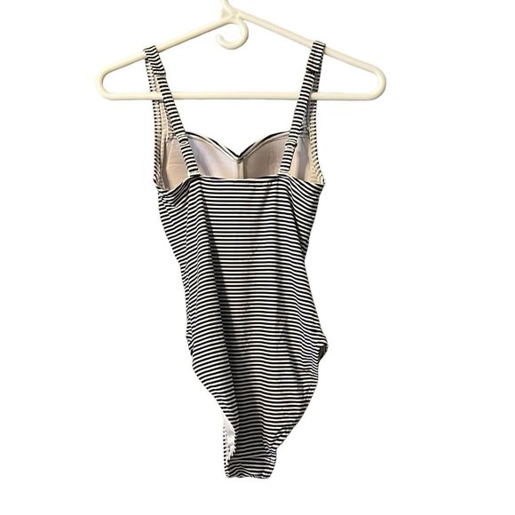 Nip Tuck Swim Navy & White One Piece Multi Fit Cup Bathing Suit USA Size 4 - Picture 2 of 16
